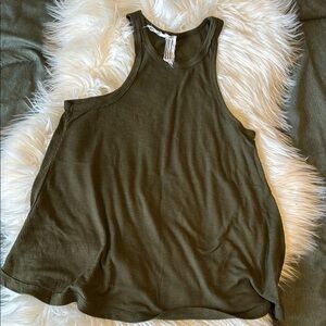 F r e e  P e o p l e • LA Nite racer back ribbed tank top